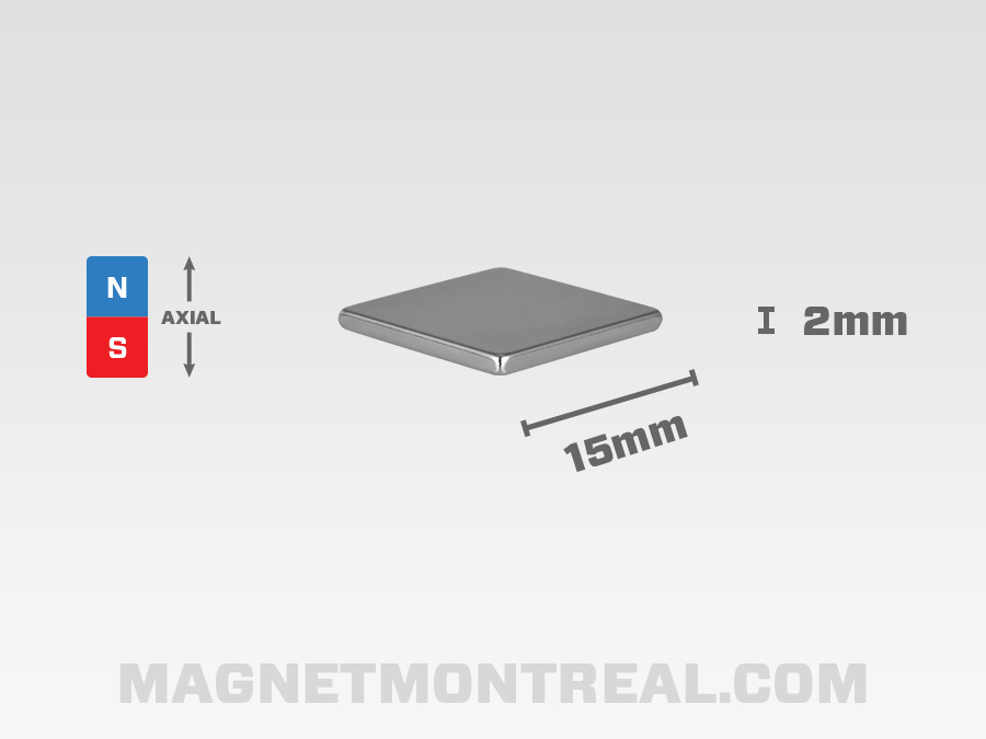 20PCS/LOT Magnets Aimants 15 mm x 2 mm N40 Aimants Disques
