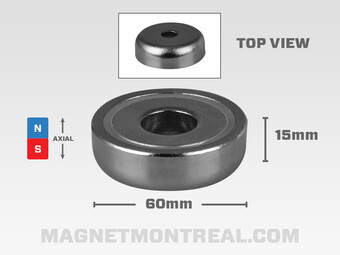 Large Neodymium Mounting Ring Magnet